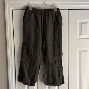 Abercrombie & Fitch Green Cropped Pants